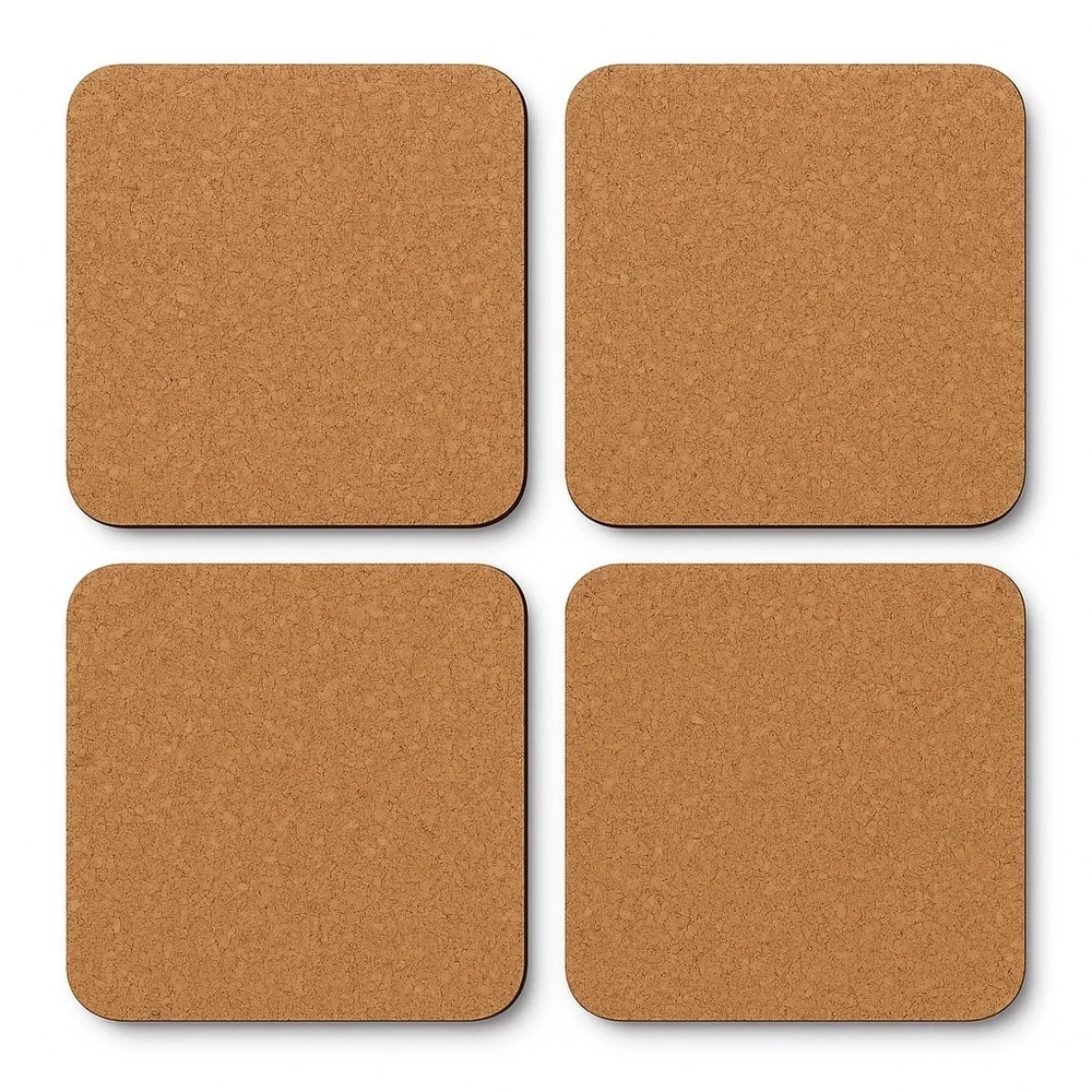 Louis Vuitton LV Logo Colorful Fashion Coaster Set - Set of 4 Glossy Coasters - Picture 6 of 6